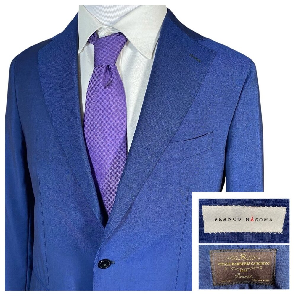 Franco Masoma x Vitale Barberis Canonico Perennial Super 110s Merino Wool